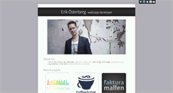 Desktop Screenshot of erikosterberg.com